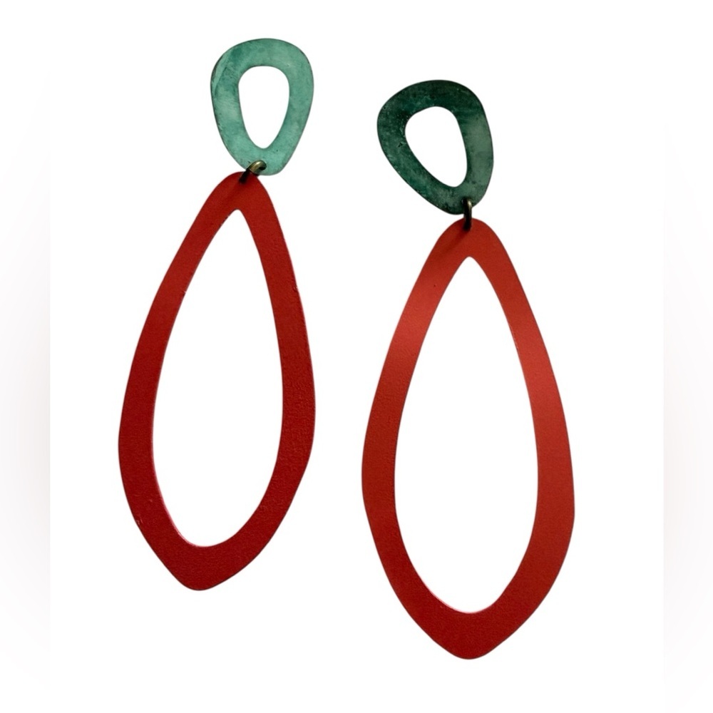 Anthropology by Sibilia Sinatra two tone Earrings